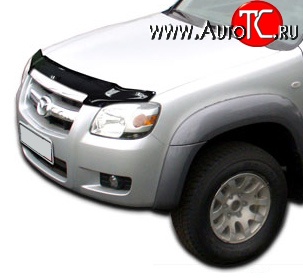 4 599 р. Дефлектор капота NovLine Mazda BT-50 (2006-2011)  с доставкой в г. Омск