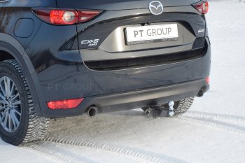 15 649 р. Фаркоп Petroil Tuning (съемный квадрат) Mazda CX-5 KF (2016-2025)  с доставкой в г. Омск. Увеличить фотографию 3