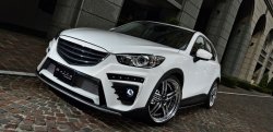 31 249 р. Передний бампер ADMIRATION BELTA Mazda CX-5 KE рестайлинг (2015-2017) (Неокрашенный)  с доставкой в г. Омск. Увеличить фотографию 2