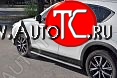 31 649 р. Пороги труба 120х60 овал с проступью . Russtal Mazda CX-5 KF (2016-2024)  с доставкой в г. Омск