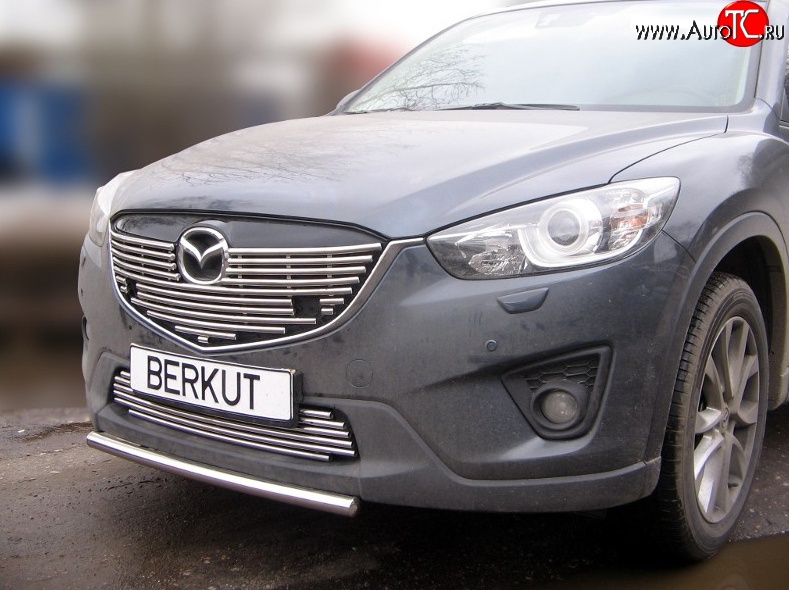 9 399 р. Декоративная вставка решетки радиатора Berkut Mazda CX-5 KE рестайлинг (2015-2017)  с доставкой в г. Омск