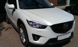 1 399 р. Реснички на фары CT v2 Mazda CX-5 KE рестайлинг (2015-2017) (Неокрашенные)  с доставкой в г. Омск. Увеличить фотографию 3