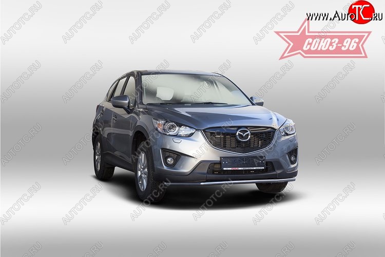 15 254 р. Одинарная защита переднего бампера (d42) Premium Souz-96 Mazda CX-5 KE рестайлинг (2015-2017)  с доставкой в г. Омск