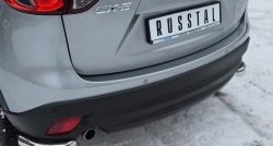 16 899 р. Защита заднего бампера (Ø63 мм уголки, нержавейка) SLITKOFF Mazda CX-5 KE дорестайлинг (2011-2014)  с доставкой в г. Омск. Увеличить фотографию 2