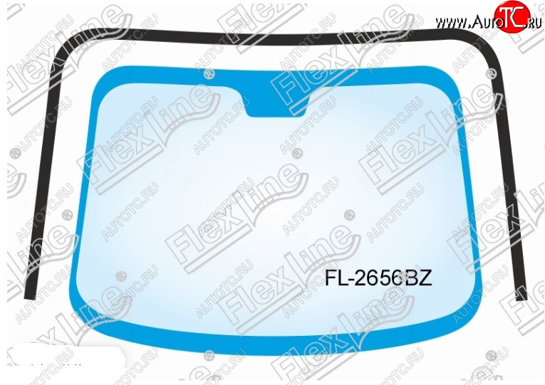 1 999 р. Молдинг лобового стекла FlexLine Mazda CX-7 ER рестайлинг (2010-2012)  с доставкой в г. Омск