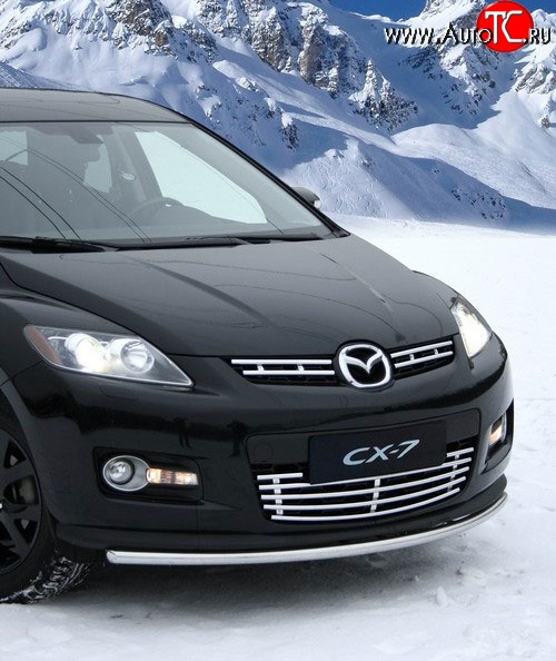 872 р. Декоративная вставка воздухозаборника Novline Mazda CX-7 ER дорестайлинг (2006-2010)  с доставкой в г. Омск