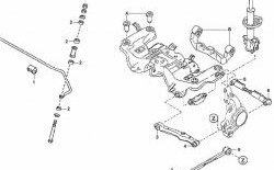 709 р. Полиуретановый сайлентблок нижних поперечных тяг задней подвески Mazda 323/Familia седан BJ дорестайлинг (1998-2000)  с доставкой в г. Омск. Увеличить фотографию 2