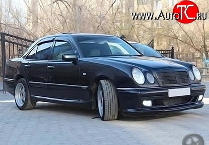 4 499 р. Пороги накладки Wald Mercedes-Benz E-Class W210 дорестайлинг седан (1996-1999)  с доставкой в г. Омск