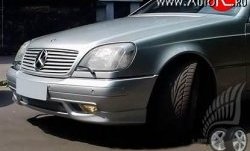 15 699 р. Передний бампер AMG  Mercedes-Benz CL class  C140 (1992-1999) (Неокрашенный)  с доставкой в г. Омск. Увеличить фотографию 2