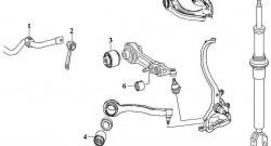 2 299 р. Полиуретановый сайлентблок верхнего поперечного рычага передней подвески Точка Опоры Mercedes-Benz C-Class W204 дорестайлинг седан (2007-2011)  с доставкой в г. Омск. Увеличить фотографию 2