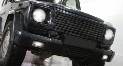 2 299 р. Правая накладка для головной оптики RA Mercedes-Benz G class W463 5 дв. дорестайлинг (1989-1994) (Неокрашенные)  с доставкой в г. Омск. Увеличить фотографию 1