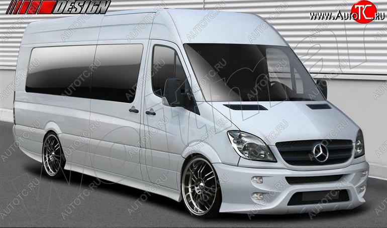 8 899 р. Передний бампер ST Mercedes-Benz Sprinter W906 (2006-2013)  с доставкой в г. Омск