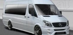 8 599 р. Пороги накладки Maxton  Mercedes-Benz Sprinter  W906 (2006-2013)  с доставкой в г. Омск. Увеличить фотографию 1