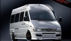 19 999 р. Пороги накладки Maxton Mercedes-Benz Sprinter W905 рестайлинг (2000-2006)  с доставкой в г. Омск. Увеличить фотографию 1