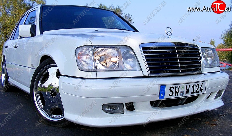 10 599 р. Передний бампер WALD Mercedes-Benz E-Class W124 седан дорестайлинг (1984-1993) (Неокрашенный)  с доставкой в г. Омск