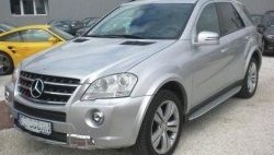 8 449 р. Накладки на колёсные арки CT Mercedes-Benz ML class W164 дорестайлинг (2005-2008) (Неокрашенные)  с доставкой в г. Омск. Увеличить фотографию 12