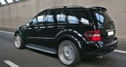 8 449 р. Накладки на колёсные арки CT Mercedes-Benz ML class W164 дорестайлинг (2005-2008) (Неокрашенные)  с доставкой в г. Омск. Увеличить фотографию 5