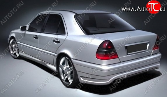 5 499 р. Пороги накладки CT Mercedes-Benz C-Class S202 дорестайлинг универсал (1992-1997) (Неокрашенные)  с доставкой в г. Омск