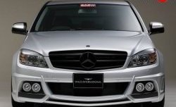 19 949 р. Передний бампер WALD Mercedes-Benz C-Class W204 дорестайлинг седан (2007-2011) (Неокрашенный)  с доставкой в г. Омск. Увеличить фотографию 2