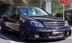 8 149 р. Радиаторная решётка Brabus Bullit Mercedes-Benz C-Class W204 дорестайлинг седан (2007-2011) (Неокрашенная)  с доставкой в г. Омск. Увеличить фотографию 3