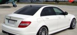 2 269 р. Лип спойлер M-VRS Mercedes-Benz C-Class W204 дорестайлинг седан (2007-2011) (Неокрашенный)  с доставкой в г. Омск. Увеличить фотографию 3