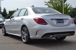 Лип спойлер C63 AMG Mercedes-Benz C-Class W205 дорестайлинг седан (2015-2018)