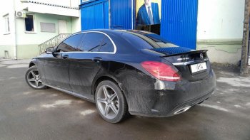 3 399 р. Лип спойлер АВТОКРАТ Mercedes-Benz C-Class W205 дорестайлинг седан (2015-2018) (Неокрашенный)  с доставкой в г. Омск. Увеличить фотографию 5