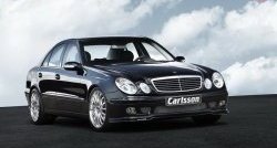 11 399 р. Накладка Carlsson на передний бампер Mercedes-Benz E-Class W211 дорестайлинг седан (2002-2006) (Неокрашенная)  с доставкой в г. Омск. Увеличить фотографию 5