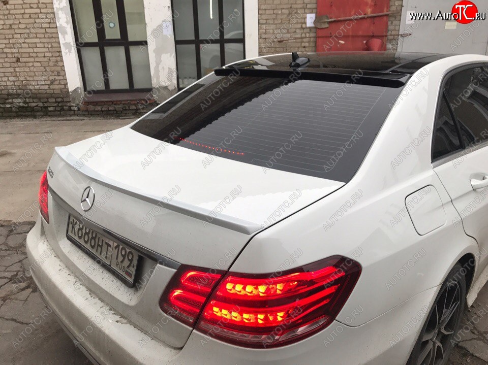 3 399 р. Козырек на заднее стекло АВТОКРАТ  Mercedes-Benz E-Class  W212 (2009-2017) дорестайлинг седан, рестайлинг седан (Неокрашенный)  с доставкой в г. Омск