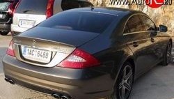 7 199 р. Лип спойлер AMG Mercedes-Benz CLS class W219 (2004-2010) (Неокрашенный)  с доставкой в г. Омск. Увеличить фотографию 2