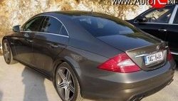 7 199 р. Лип спойлер AMG Mercedes-Benz CLS class W219 (2004-2010) (Неокрашенный)  с доставкой в г. Омск. Увеличить фотографию 4