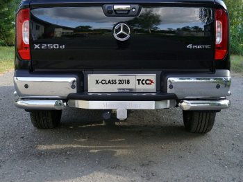 19 699 р. Фаркоп (тягово-сцепное устройство) TCC (надпись Mercedes-Benz)  Mercedes-Benz X class  W470 (2017-2020) (Оцинкованный, шар E)  с доставкой в г. Омск. Увеличить фотографию 1