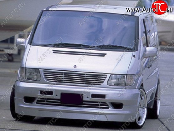 4 199 р. Решётка радиатора CT Mercedes-Benz Vito W638 (1996-2003) (Неокрашенная)  с доставкой в г. Омск