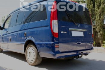 22 699 р. Фаркоп Aragon. (шар A) Mercedes-Benz Vito W639 дорестайлинг (2003-2010)  с доставкой в г. Омск. Увеличить фотографию 7