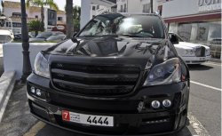 10 599 р. Решетка радиатора BRABUS WIDESTAR  Mercedes-Benz GL class  X164 (2006-2012) дорестайлинг, рестайлинг (Неокрашенная)  с доставкой в г. Омск. Увеличить фотографию 1