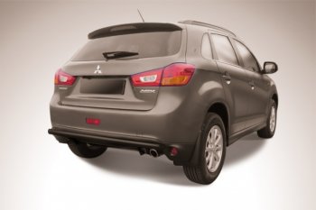 Защита заднего бампера d57 Slitkoff Mitsubishi ASX 1-ый рестайлинг (2013-2016)