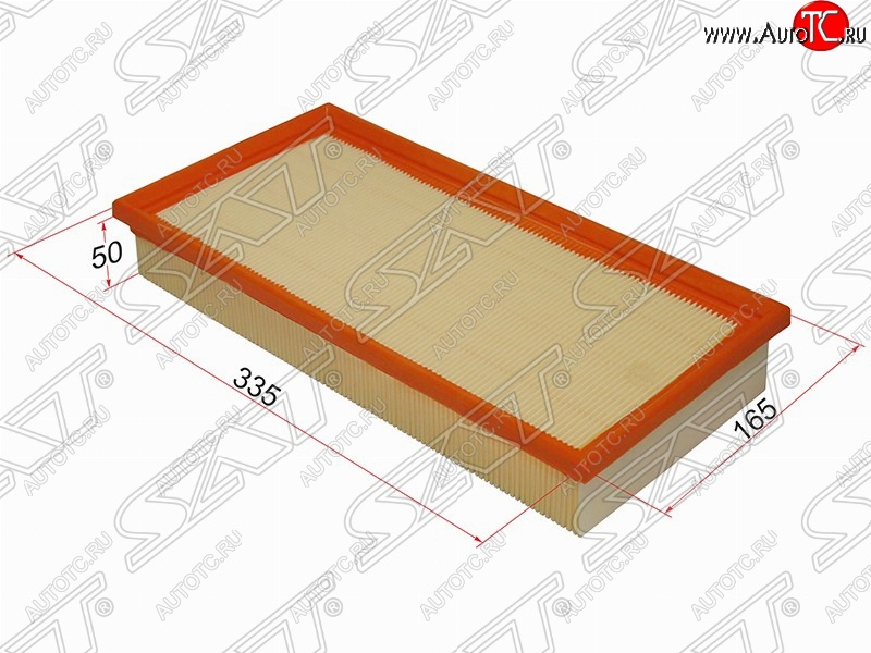 369 р. Фильтр воздушный двигателя SAT (335х165х50 mm).  Mitsubishi Carisma - Space Wagon  N94W  с доставкой в г. Омск