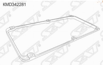 Прокладка клапанной крышки SAT (4G13, 4G15 00-, CS1A / CS2A) BYD (БАД) F3 (Ф3) (2005-2014), Mitsubishi (Митсубиси) Colt (Кольт)  CJ0 хэтчбэк 3 дв. (1995-2003),  Lancer (Лансер)  9 (2003-2009)