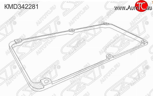 279 р. Прокладка клапанной крышки SAT (4G13, 4G15 00-, CS1A / CS2A)  BYD F3 (2005-2014), Mitsubishi Colt  CJ0 хэтчбэк 3 дв. (1995-2003), Mitsubishi Lancer  9 (2003-2009)  с доставкой в г. Омск