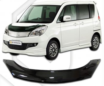 Дефлектор капота CA-Plastic Mitsubishi (Митсубиси) Delica D:2 (делика)  1 (2011-2015) 1