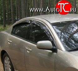 999 р. Комплект дефлекторов окон (ветровиков) 4 шт. (седан) Russtal Mitsubishi Galant (2004-2012)  с доставкой в г. Омск