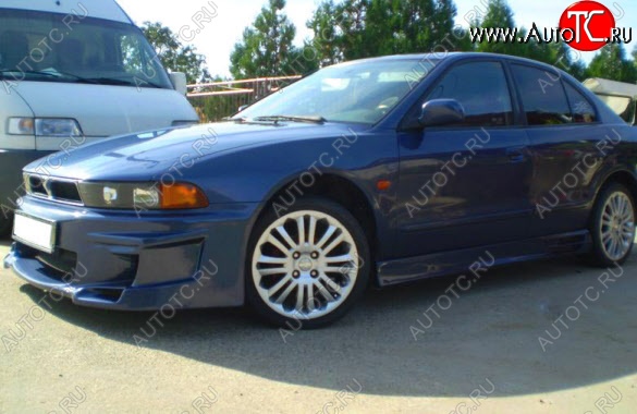 22 899 р. Передний бампер R1 Mitsubishi Galant 8  дорестайлинг седан (1996-1998)  с доставкой в г. Омск