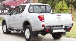 2 249 р. Брызговики задние RA (выносом 50 мм) Mitsubishi L200 5 KK,KL дорестайлинг (2015-2019)  с доставкой в г. Омск. Увеличить фотографию 2