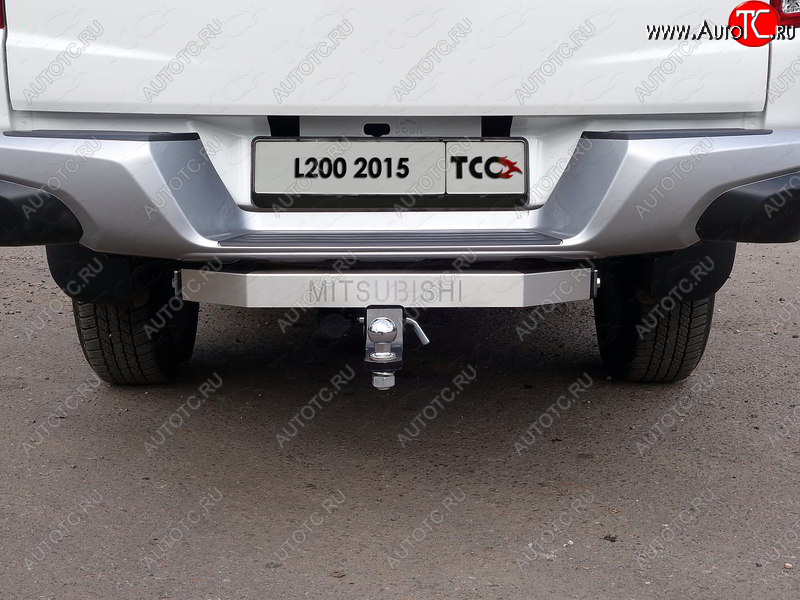 20 949 р. Фаркоп (тягово-сцепное устройство) TCC Тюнинг Mitsubishi L200 5 KK,KL рестайлинг (2018-2022) (Оцинкованный, шар E)  с доставкой в г. Омск