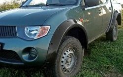 16 999 р. Расширители арок RA (комплект, 90 мм, Standart)  Mitsubishi L200 ( 4,  5 KK,KL) (2006-2022)  дорестайлинг, рестайлинг (Поверхность шагрень)  с доставкой в г. Омск. Увеличить фотографию 1