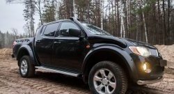 11 199 р. Пластиковый шноркель RA Mitsubishi L200 5 KK,KL рестайлинг (2018-2022)  с доставкой в г. Омск. Увеличить фотографию 2