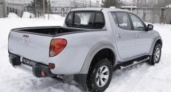 1 639 р. Накладки на борта кузова автомобиля RA  Mitsubishi L200 ( 4,  5 KK,KL) (2006-2022)  дорестайлинг, рестайлинг (Задний откидной борт)  с доставкой в г. Омск. Увеличить фотографию 2