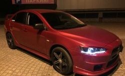 Реснички на фары Style Mitsubishi Lancer 10 седан дорестайлинг (2007-2010)