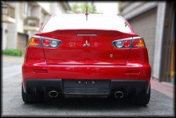 4 149 р. Лип спойлер DUCKBILL Mitsubishi Lancer CY седан дорестайлинг (2007-2010) (Неокрашенный)  с доставкой в г. Омск. Увеличить фотографию 3