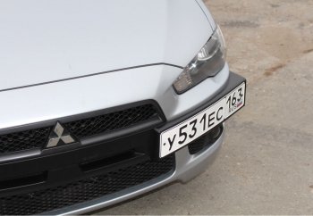 1 999 р. Воздуховоды радиатора в передний бампер Квадрат  Mitsubishi Lancer  10 (2007-2010) седан дорестайлинг, хэтчбэк дорестайлинг (Неокрашенные)  с доставкой в г. Омск. Увеличить фотографию 2